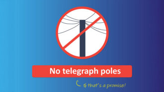 Avoid telegraph poles