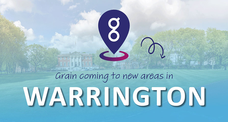 Coming soon to new areas of Warrington