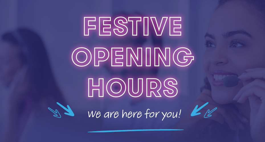 Festive Opening hours