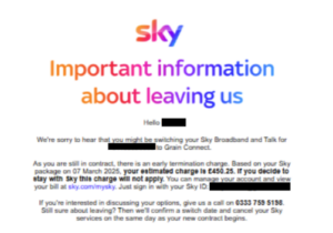 Sky email